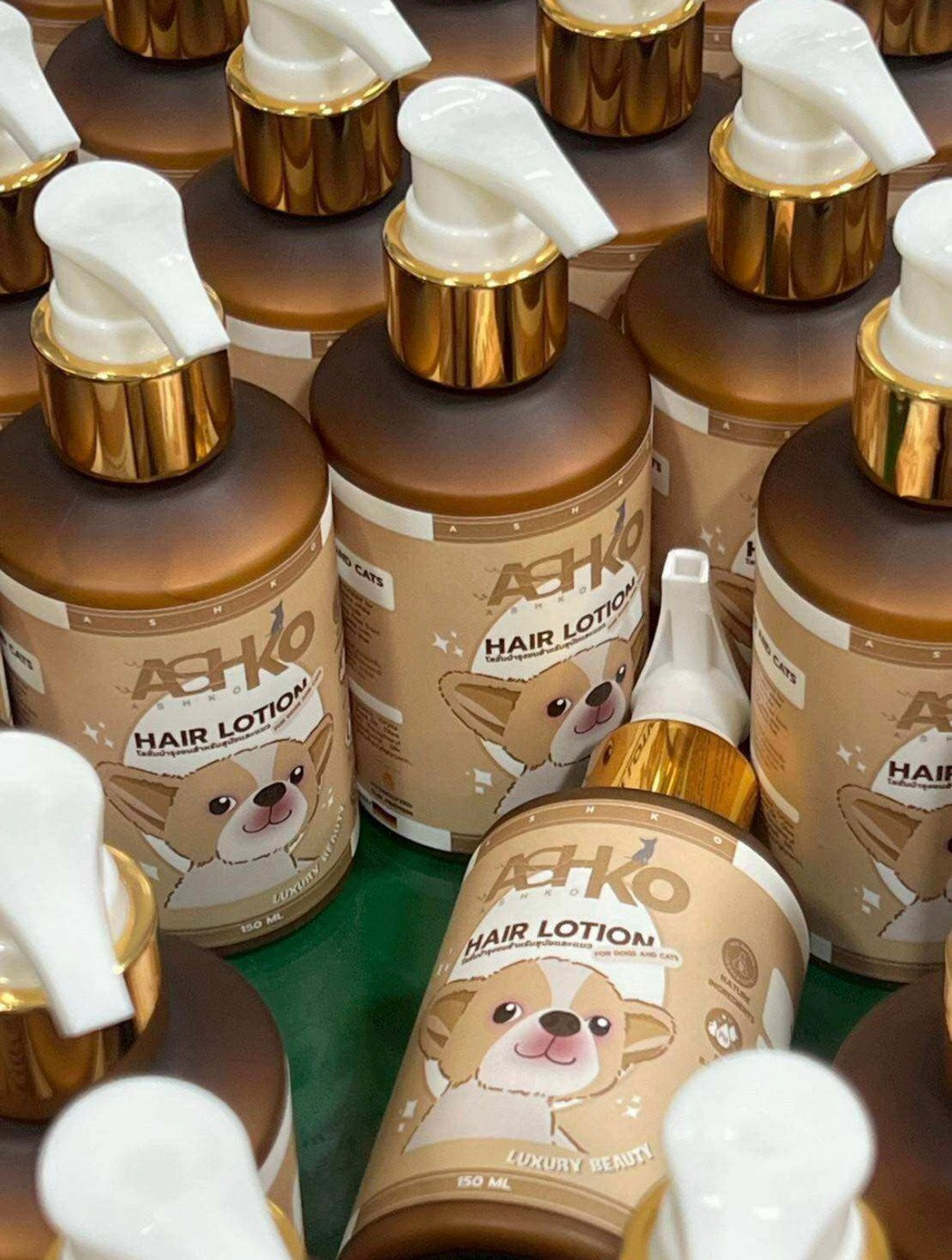 ASHKO Pet Coat Lotion 150 ml บำรุงขนสุนัขและแมว ขนนุ่ม หอม ไม่ต้องล้างออก