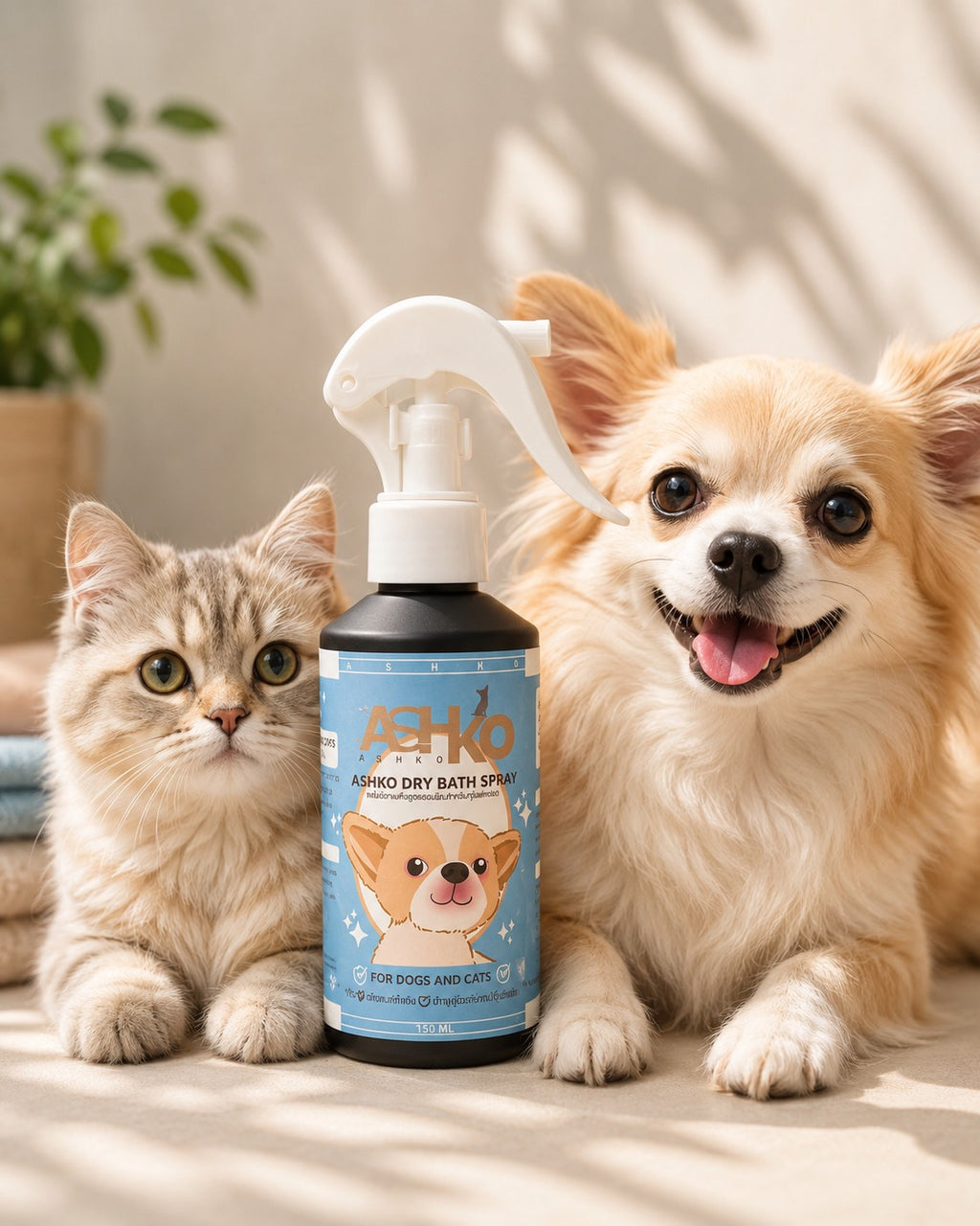 ASHKO Dry Bath Spray (สเปรย์อาบแห้ง) 150 ml